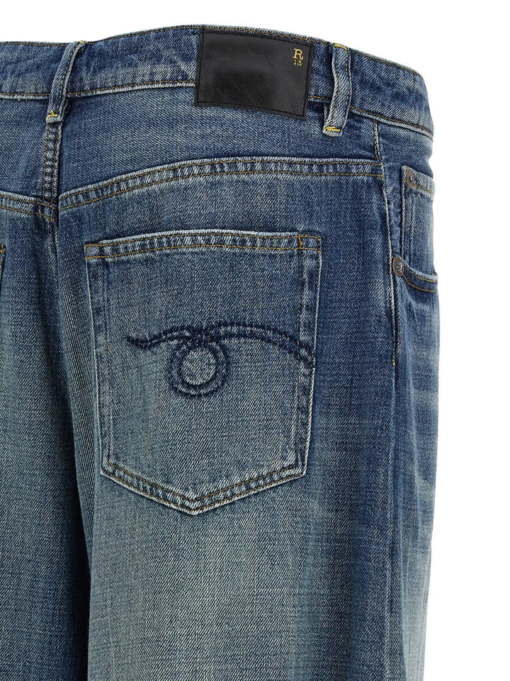 R13 Sample Sale | R13 Blue Cotton Jeans Denim - | Designer outlet