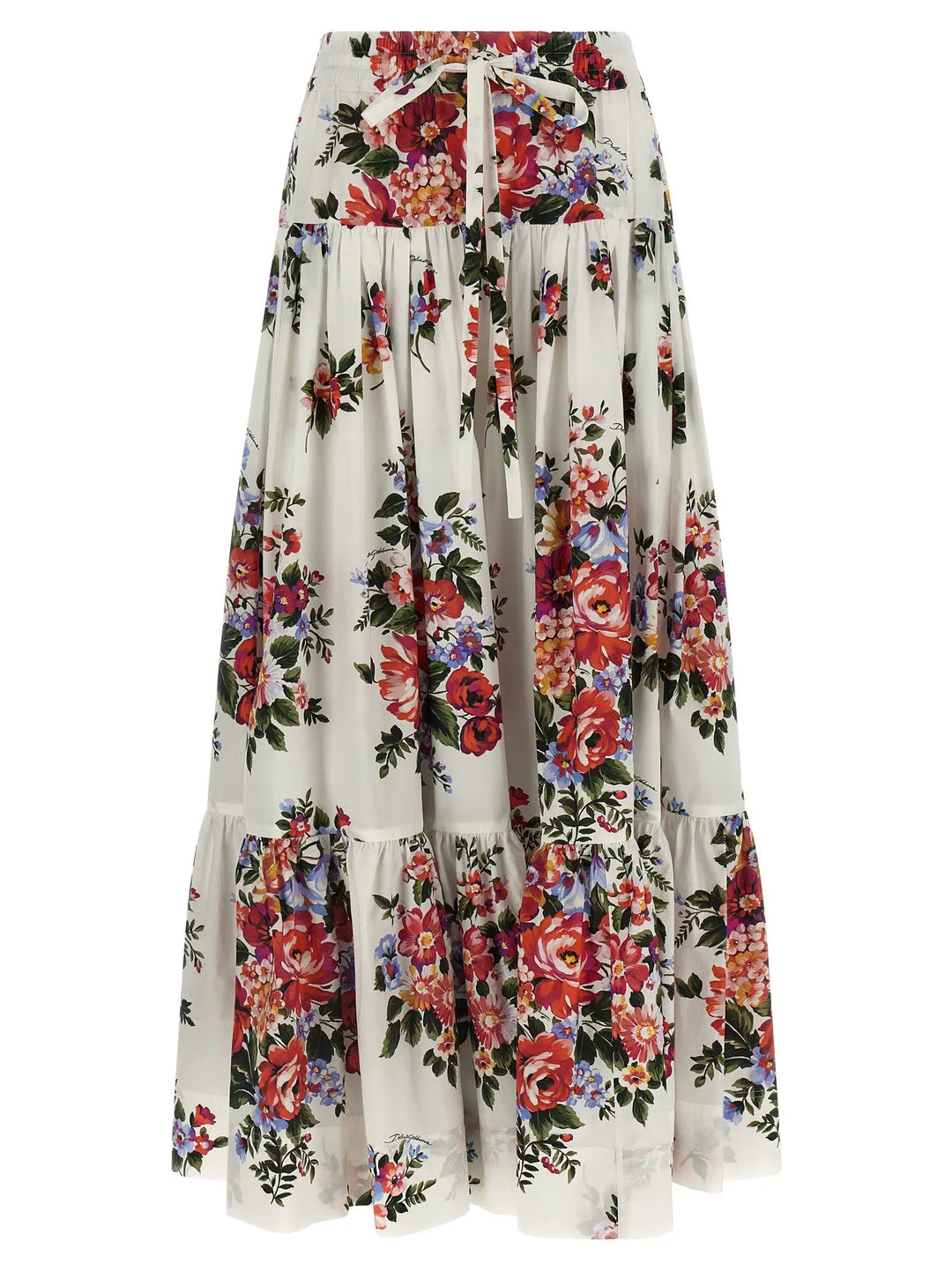 Dolce & Gabbana Sample Sale | Dolce & Gabbana White Cotton Mini Skirt - | Designer outlet
