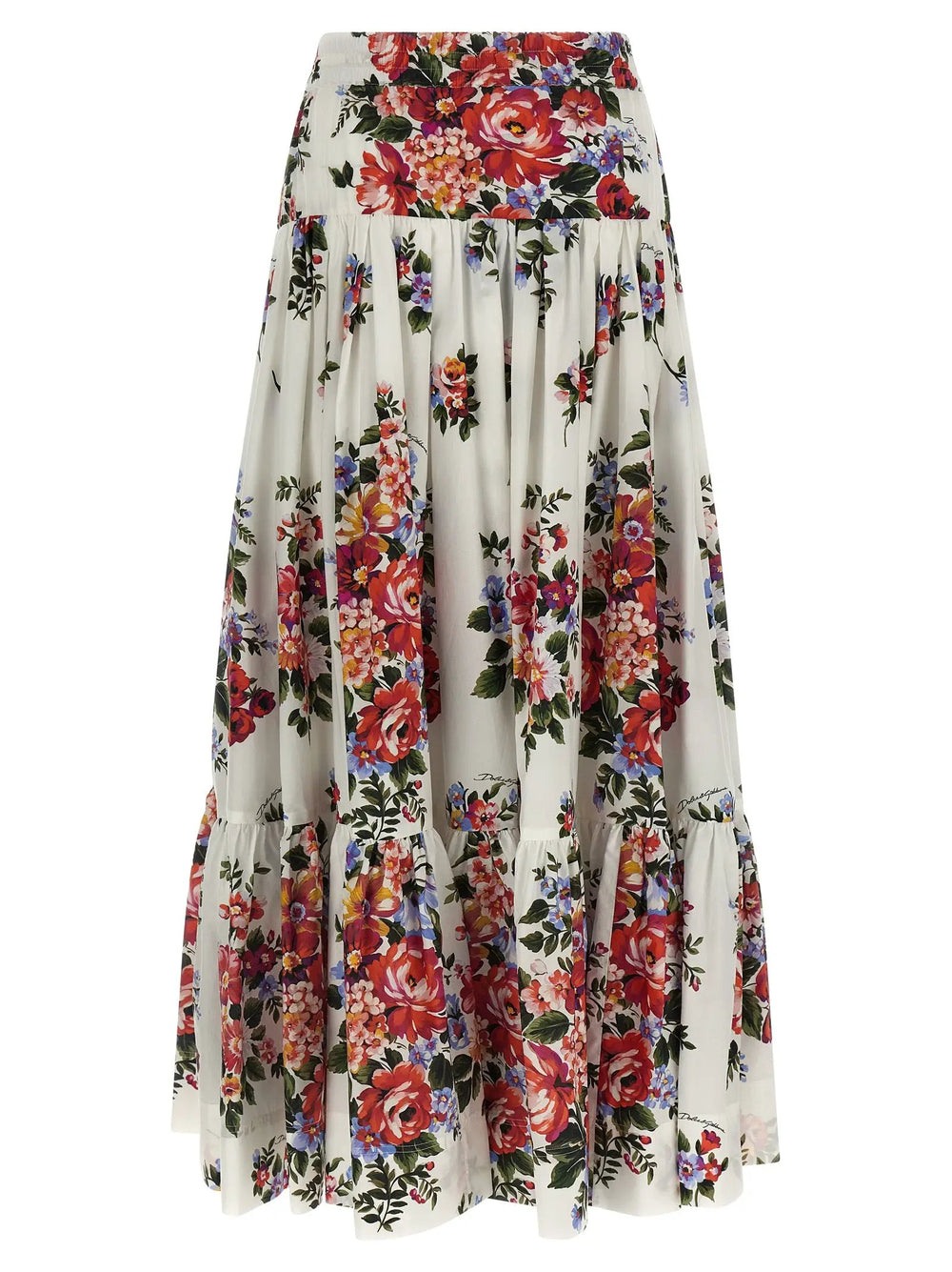Dolce & Gabbana Sample Sale | Dolce & Gabbana White Cotton Mini Skirt - | Designer outlet
