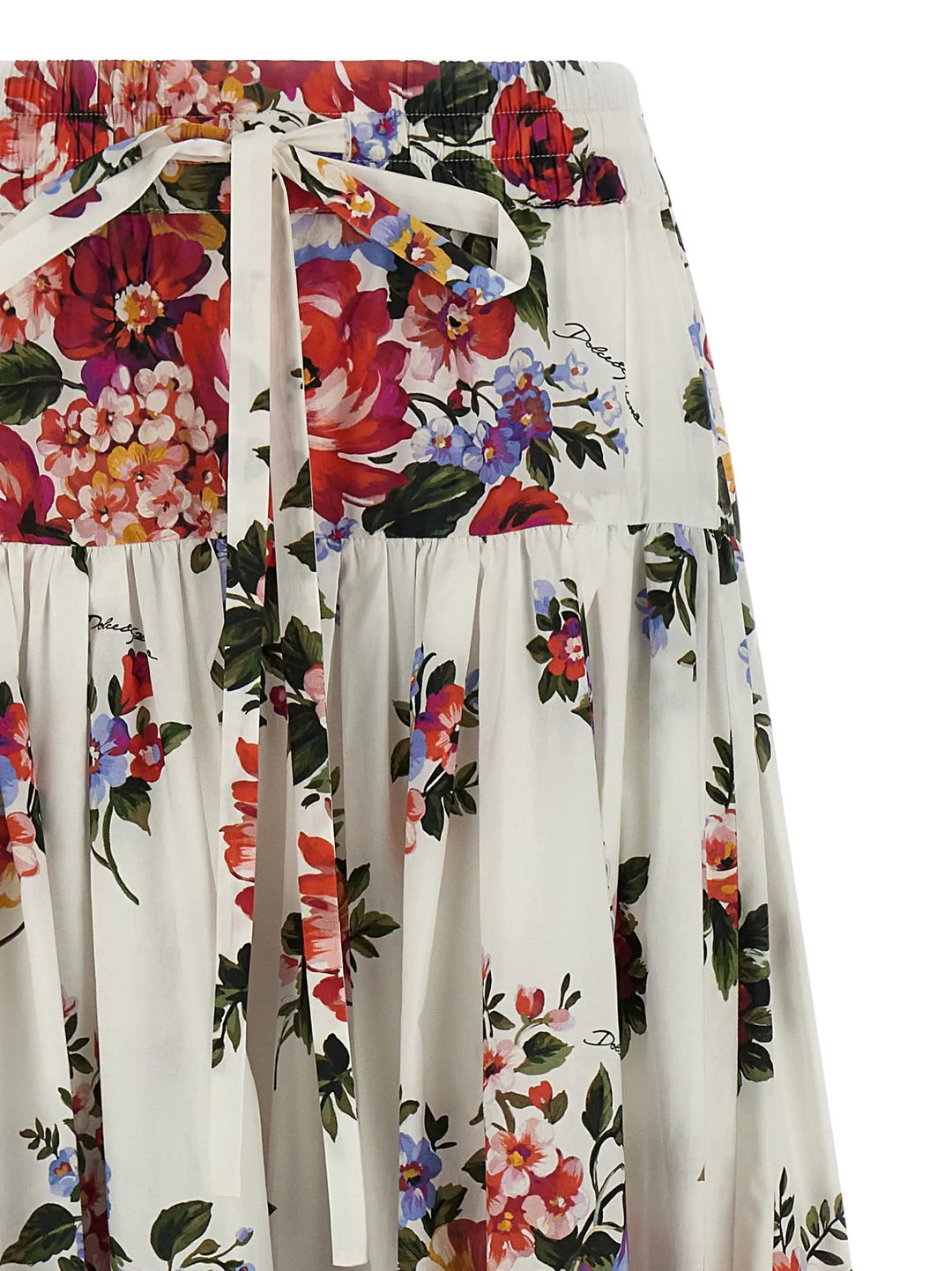 Dolce &amp; Gabbana Sample Sale | Dolce &amp; Gabbana White Cotton Mini Skirt - | Designer outlet