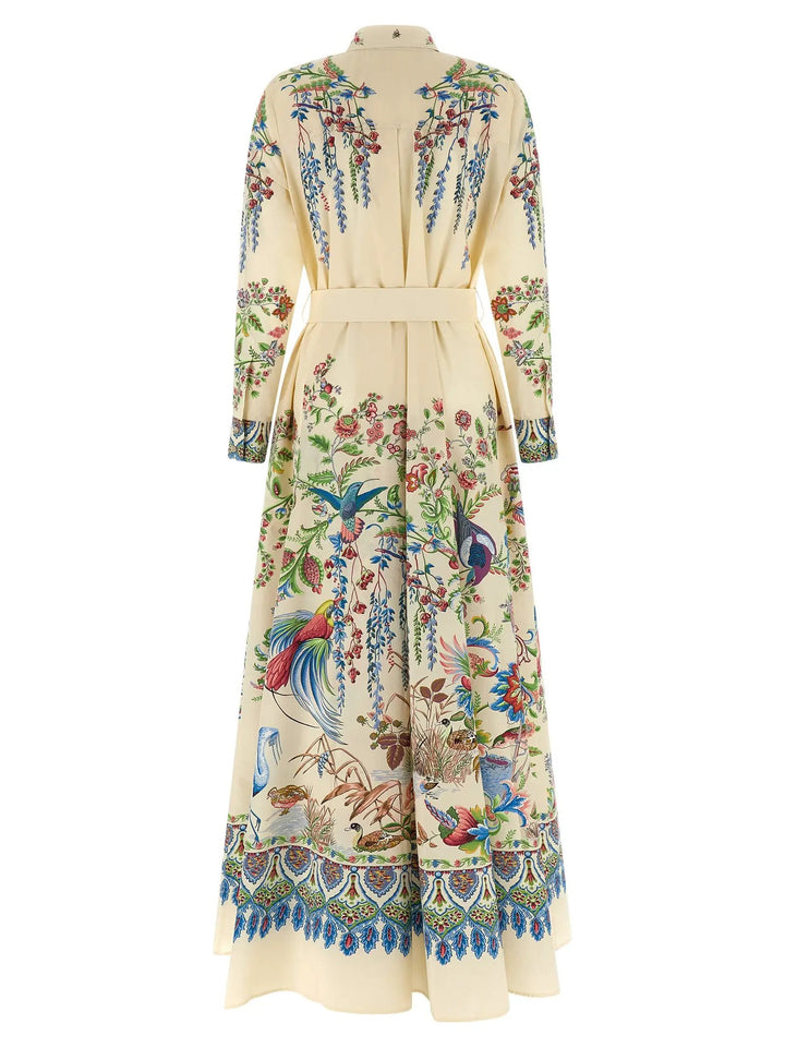 Etro Sample Sale | Etro Multicolor Cotton Long Dress - | Designer outlet