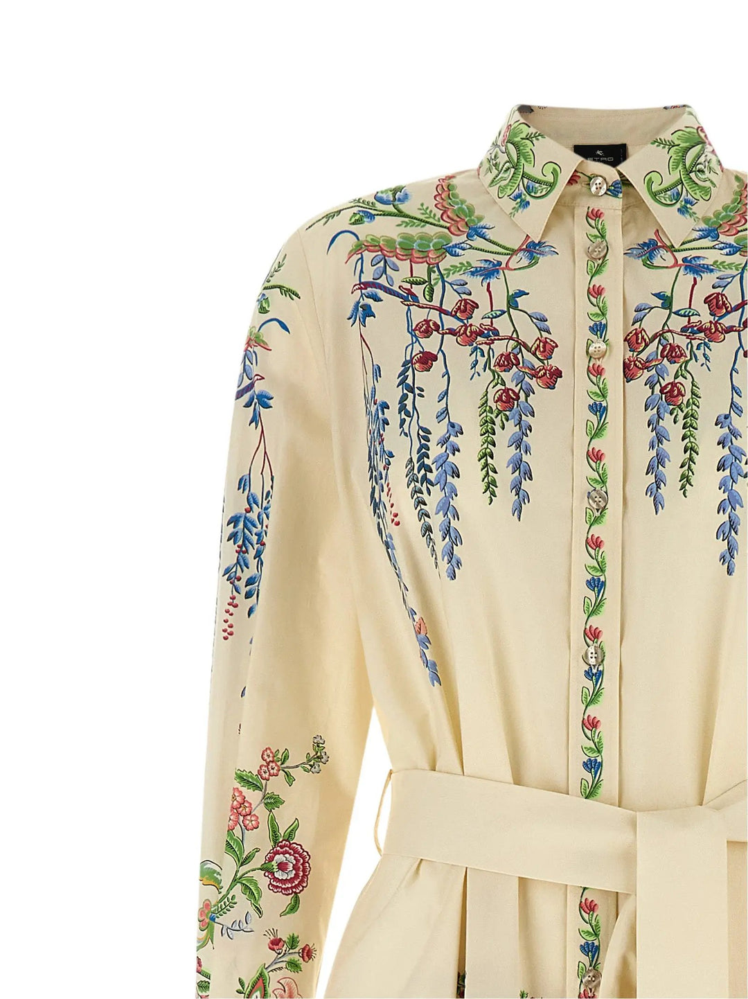 Etro Sample Sale | Etro Multicolor Cotton Long Dress - | Designer outlet