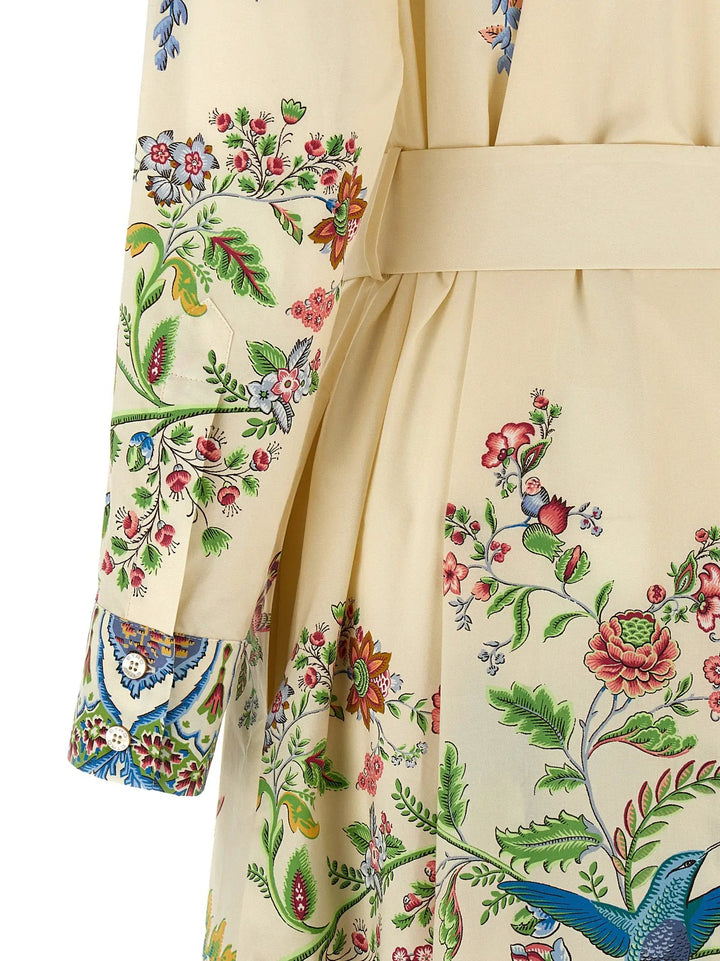Etro Sample Sale | Etro Multicolor Cotton Long Dress - | Designer outlet