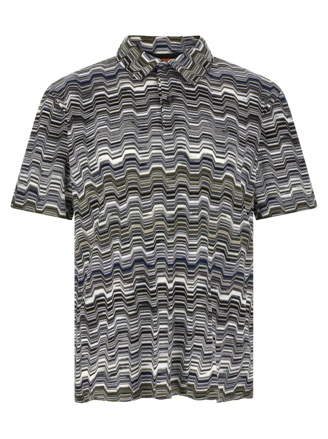 Missoni Bicolor Cotton Polo Shirt
