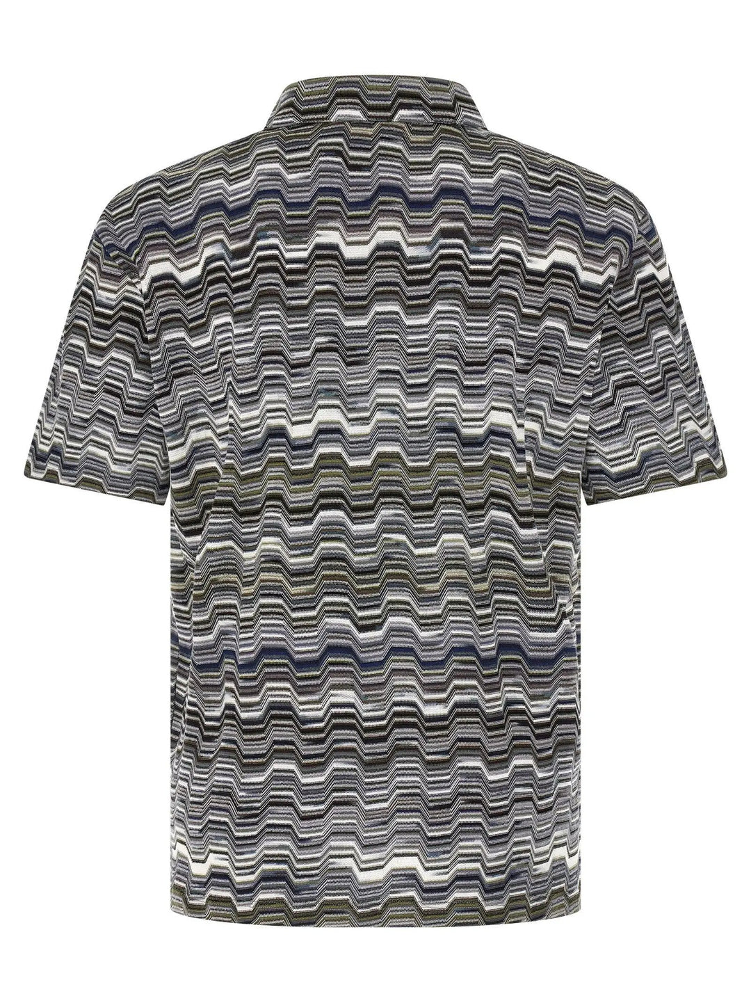 Missoni Bicolor Cotton Polo Shirt
