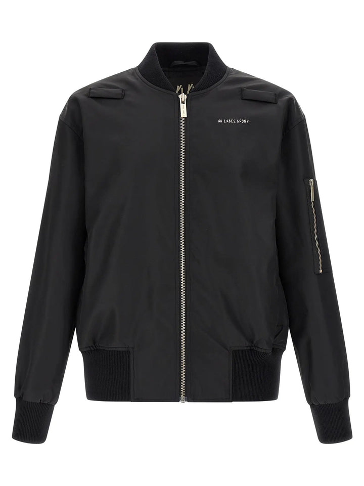 44 Label Group Black Polyamide Bomber