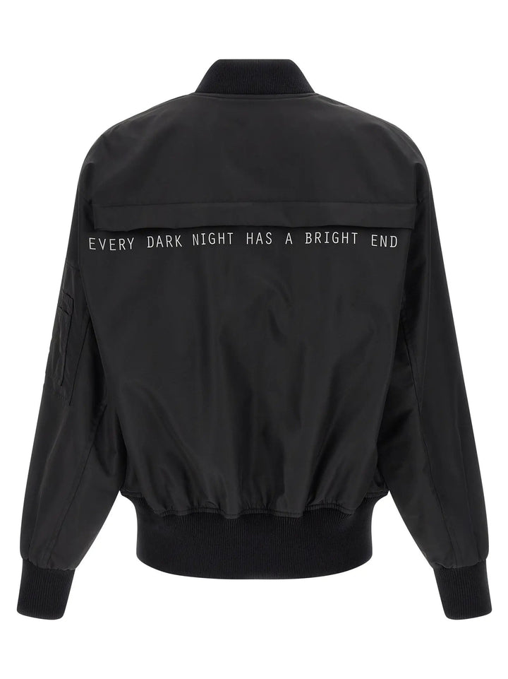 44 Label Group Black Polyamide Bomber