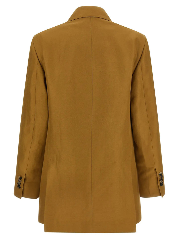 Alberto Biani Brown Viscose Blazer