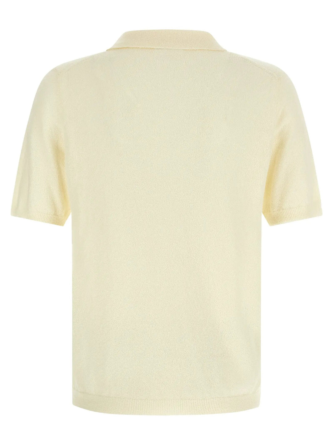 Roberto Collina Beige Cotton Polo Shirt
