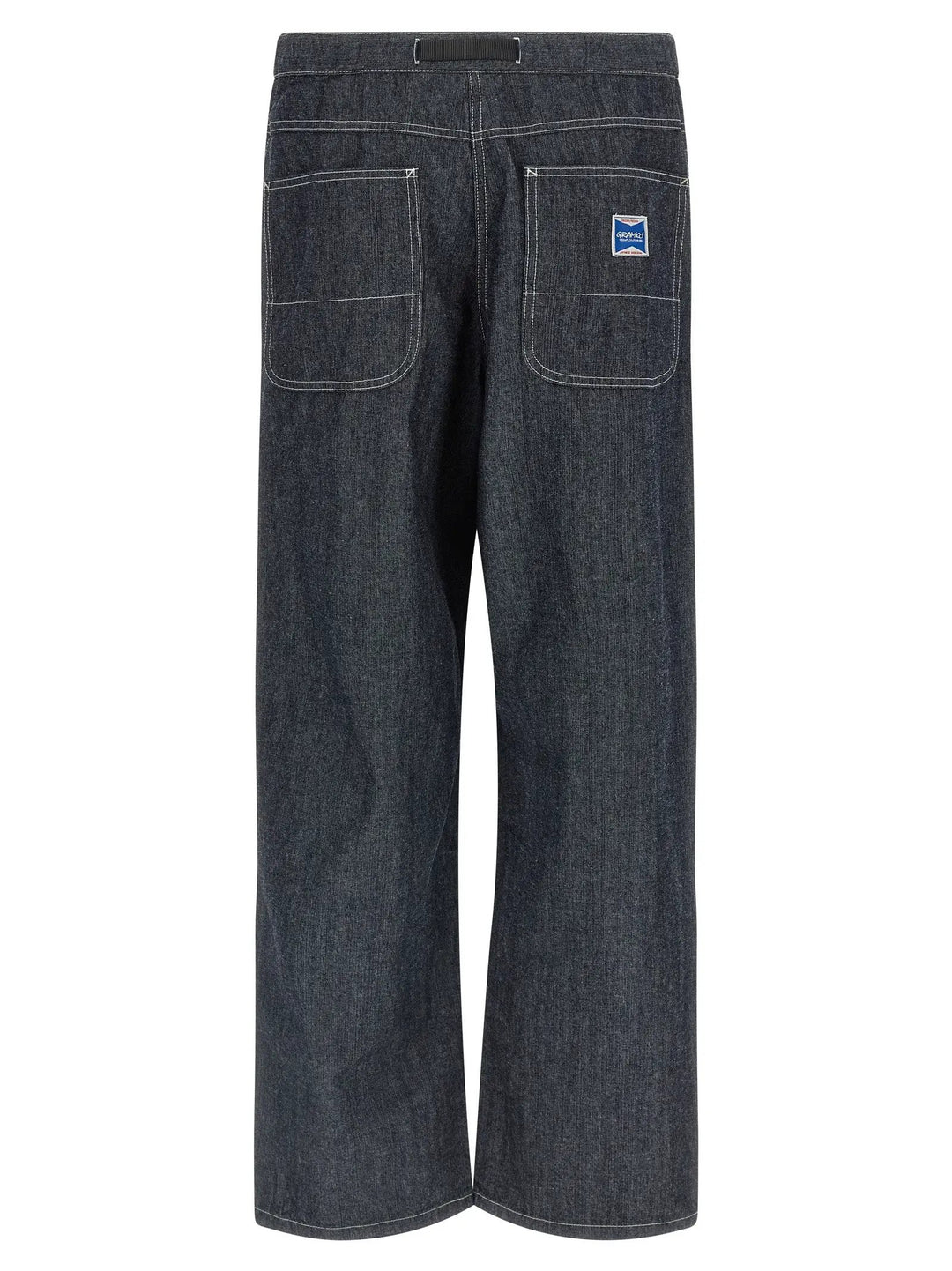 Gramicci Blue Cotton Straight-Leg Jeans