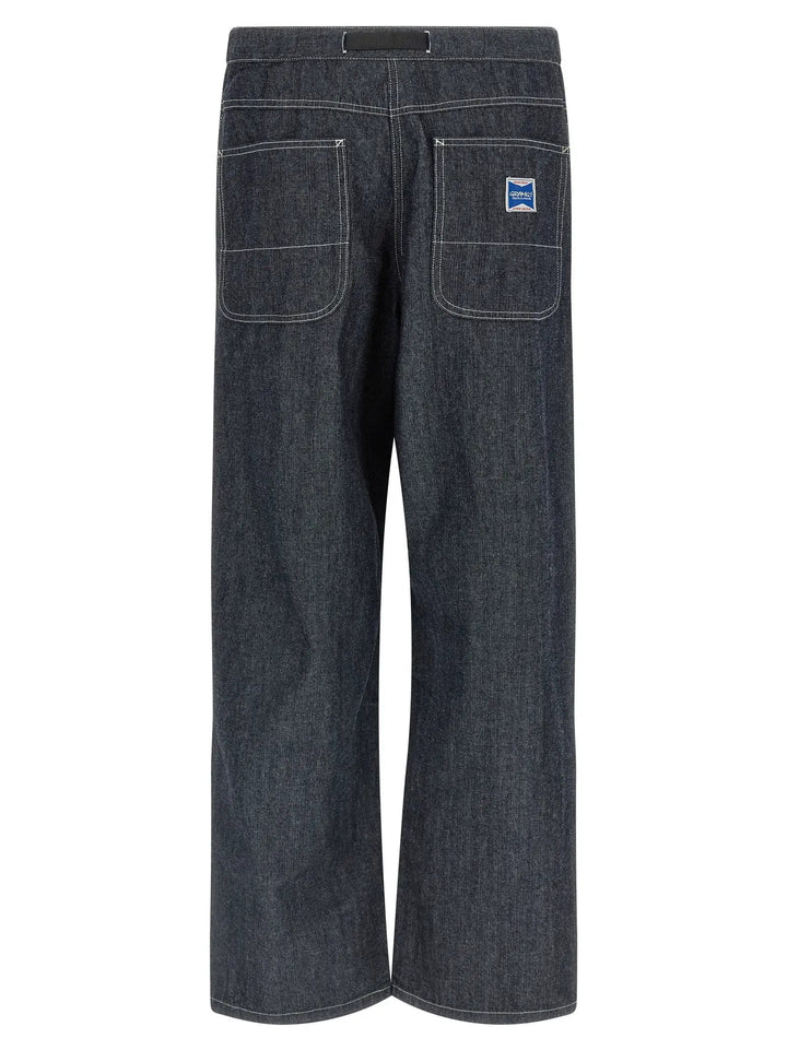 Gramicci Blue Cotton Straight-Leg Jeans