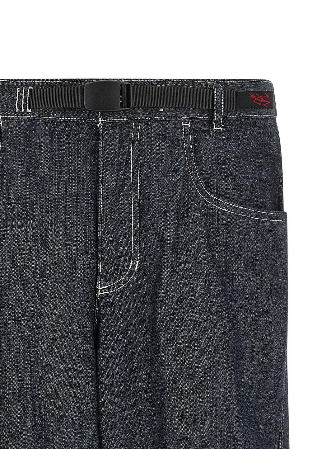 Gramicci Blue Cotton Straight-Leg Jeans