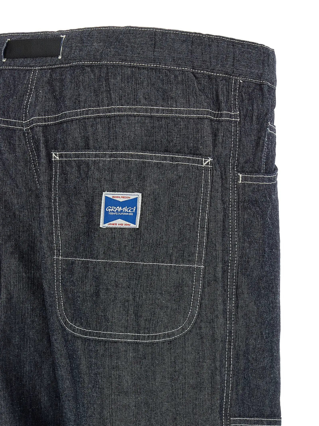 Gramicci Blue Cotton Straight-Leg Jeans