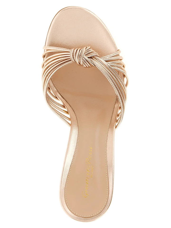 Gianvito Rossi Sample Sale | Gianvito Rossi Multicolor Lamb Leather Stiletto Heel Sandals - | Designer outlet