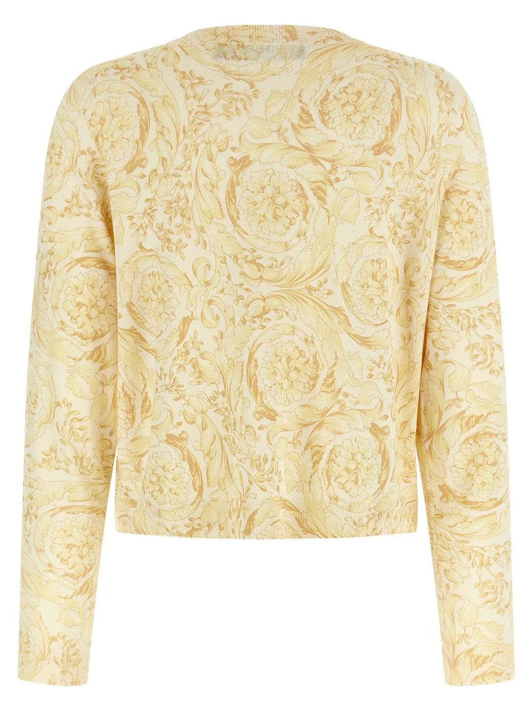 Versace Bicolor Silk Cardigan