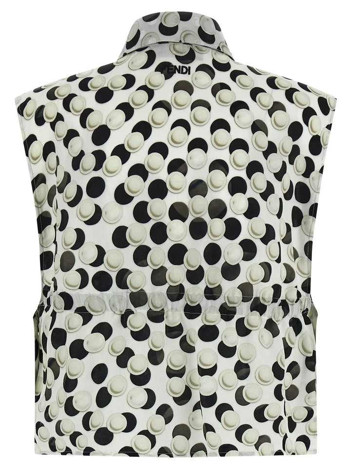 Fendi Multicolor Silk Pattern Shirt