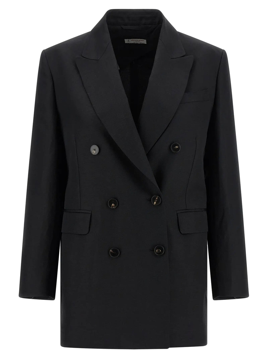 Alberto Biani Black Viscose Blazer