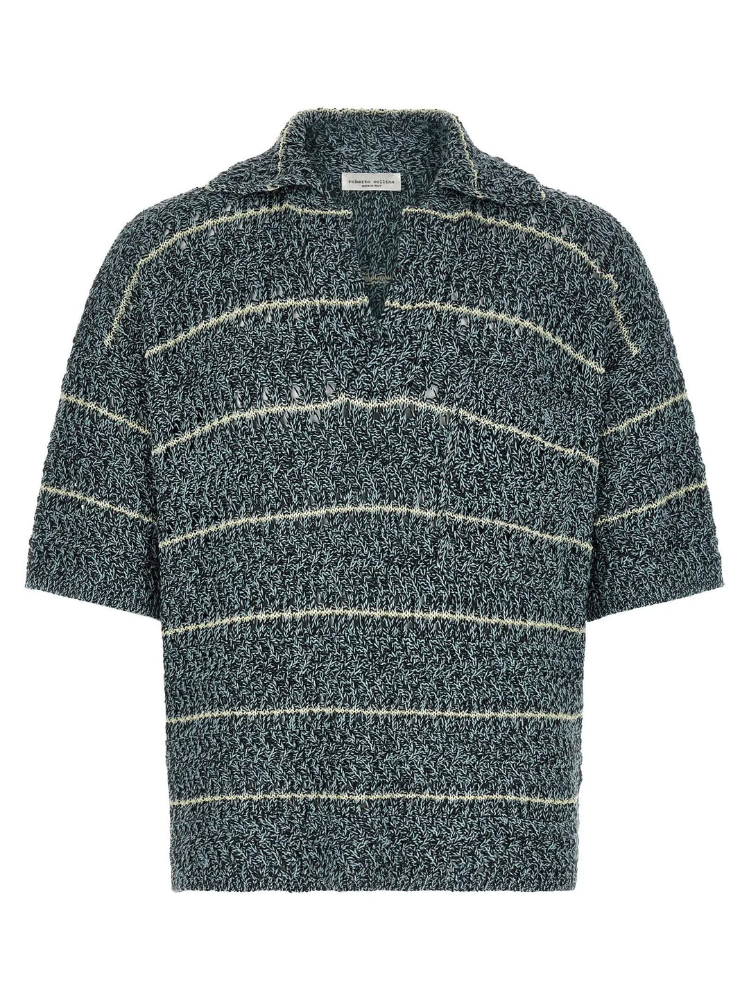Roberto Collina Multicolor Cotton Polo Shirt