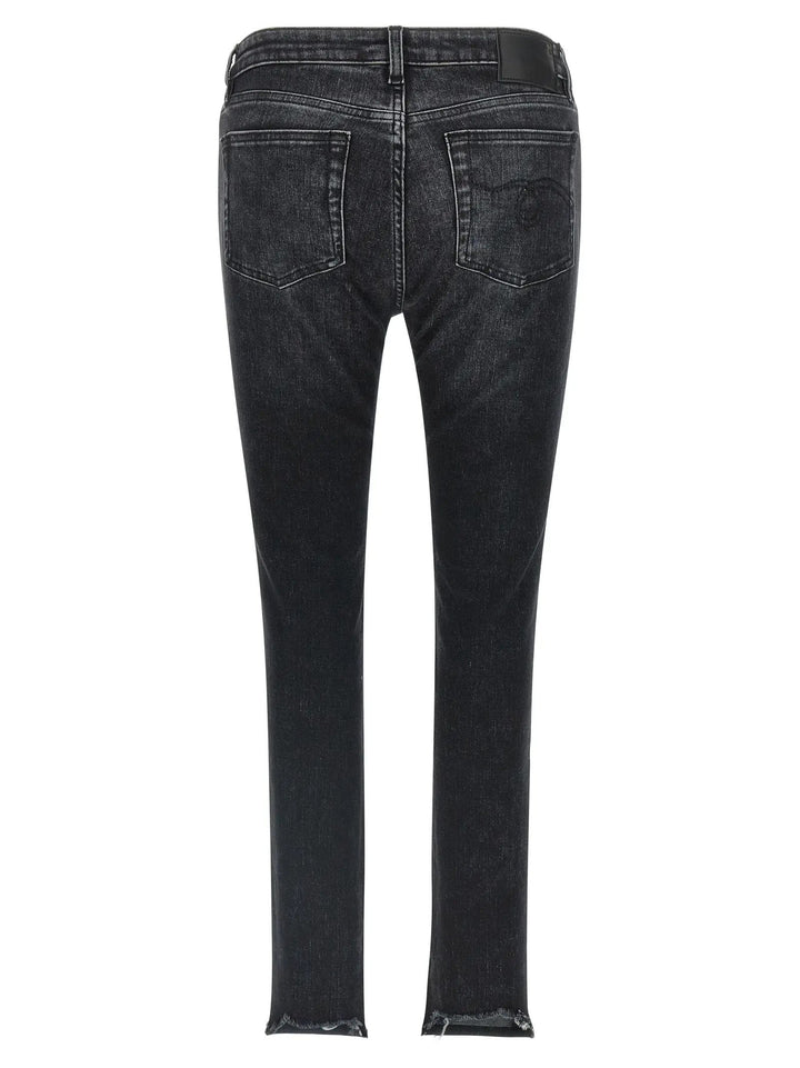 R13 Black Cotton Jeans Denim
