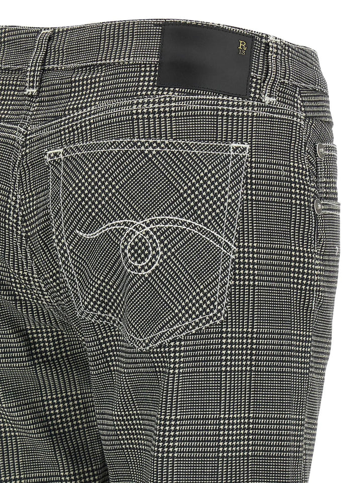 R13 Bicolor Cotton Casual Pants
