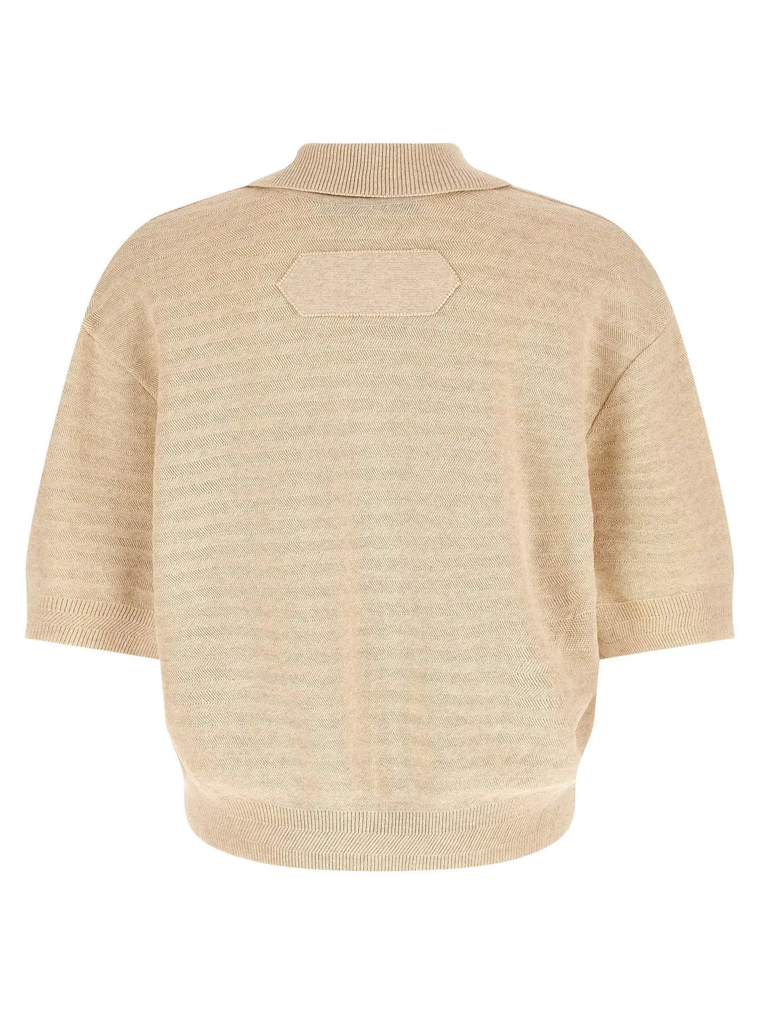 Jacquemus Beige Cotton Polo Shirt