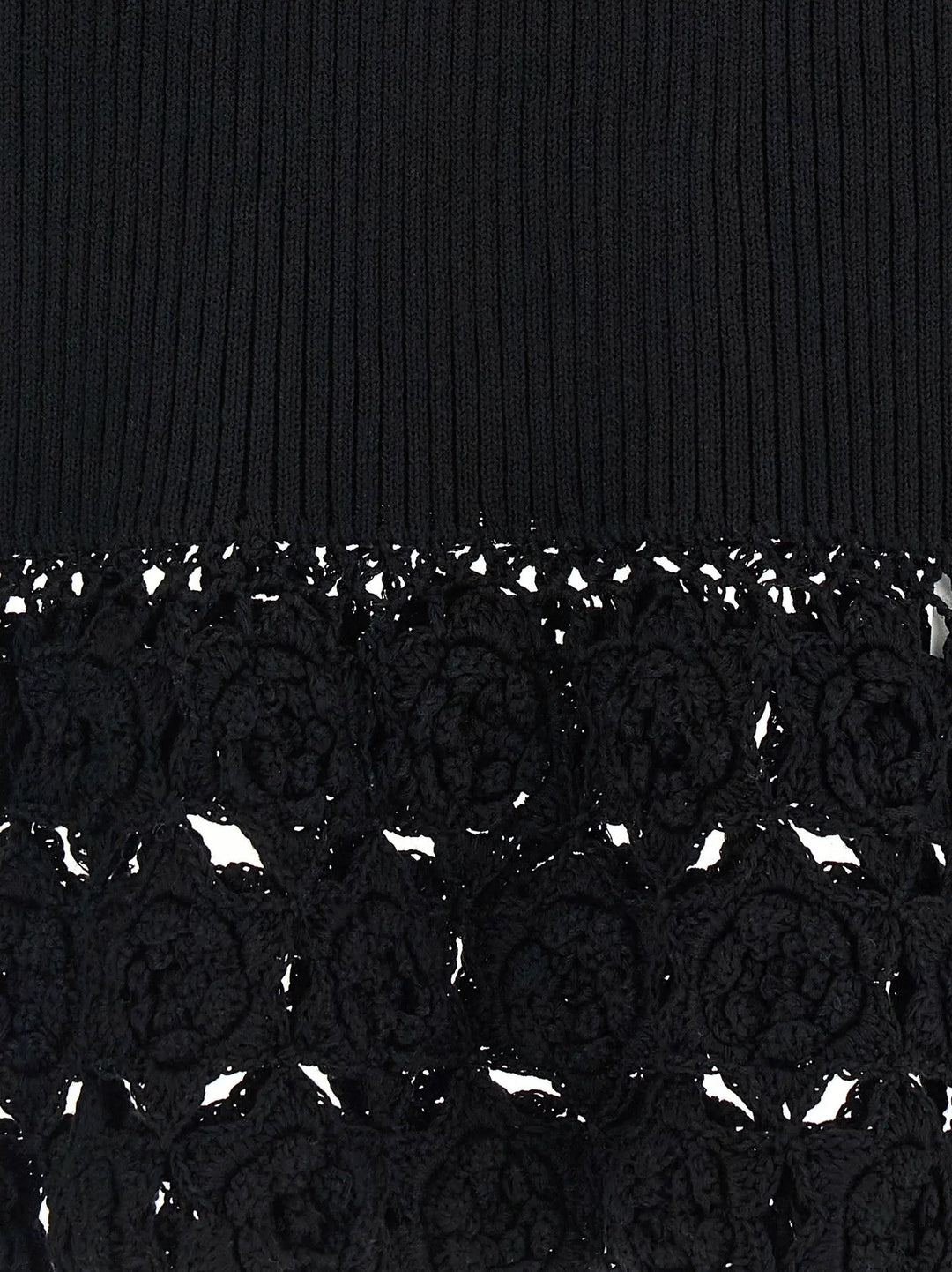 Ganni Black Organic Cotton Sleeveless Jacket