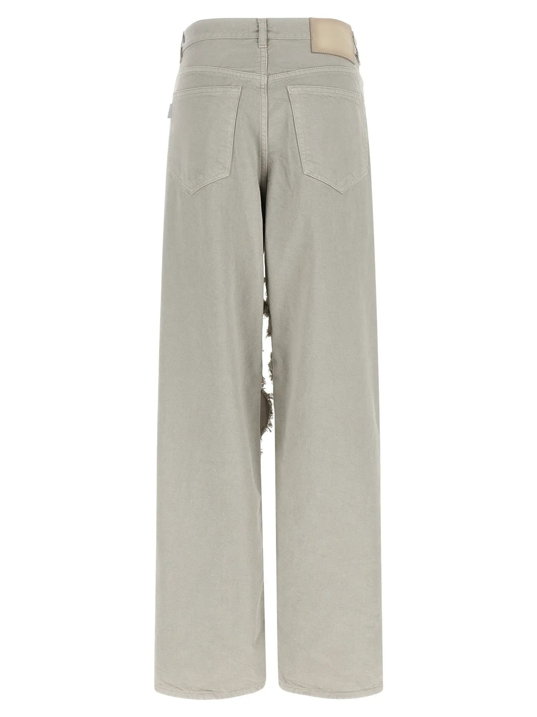 Haikure Gray Cotton Flared Jeans