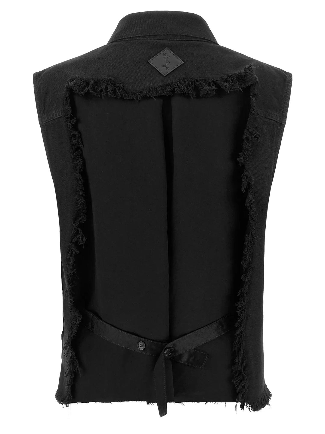 Haikure Sample Sale | Haikure Black Cotton Sleeveless Jacket - | Designer outlet