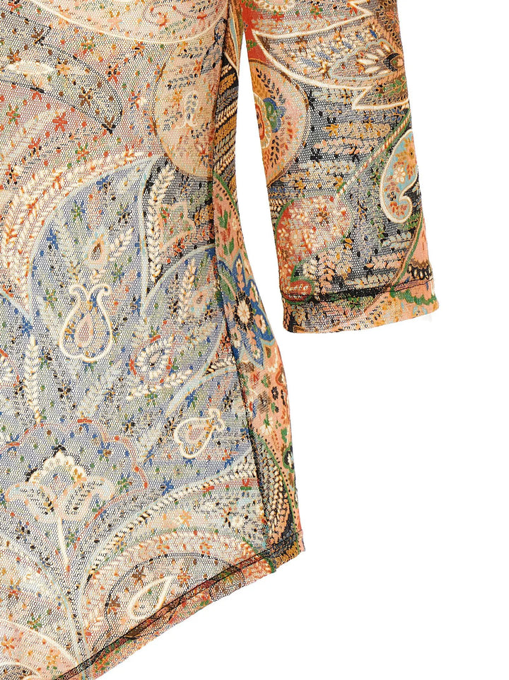 Etro Multicolor Polyamide Bodysuit