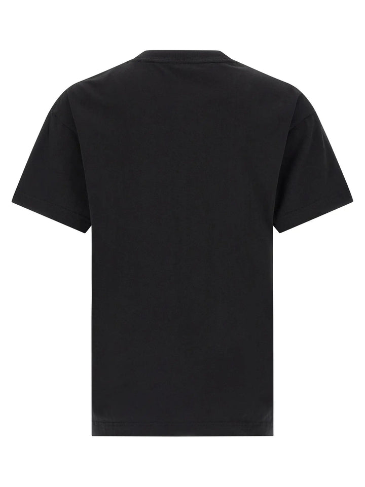 Palm Angels Black Cotton T-Shirt