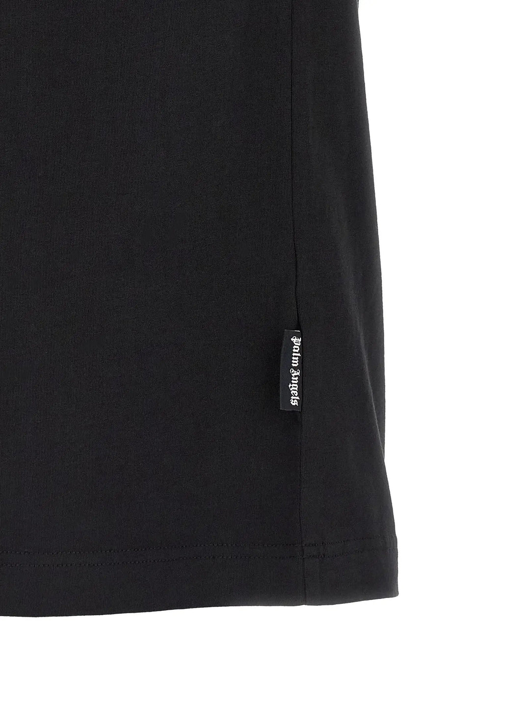 Palm Angels Black Cotton T-Shirt
