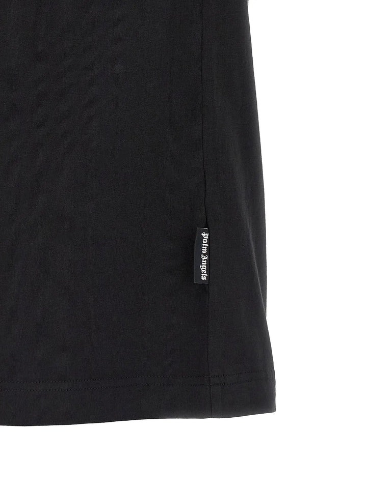 Palm Angels Black Cotton T-Shirt
