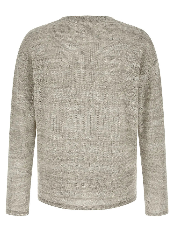 Roberto Collina Gray Cotton Cardigan