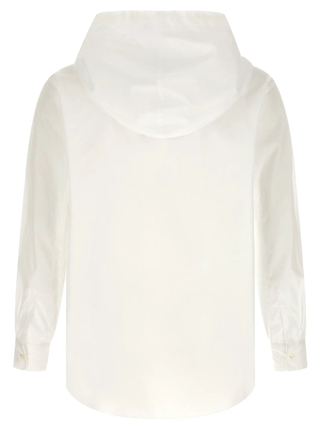 Comme Des Garçons White Cotton Blouse