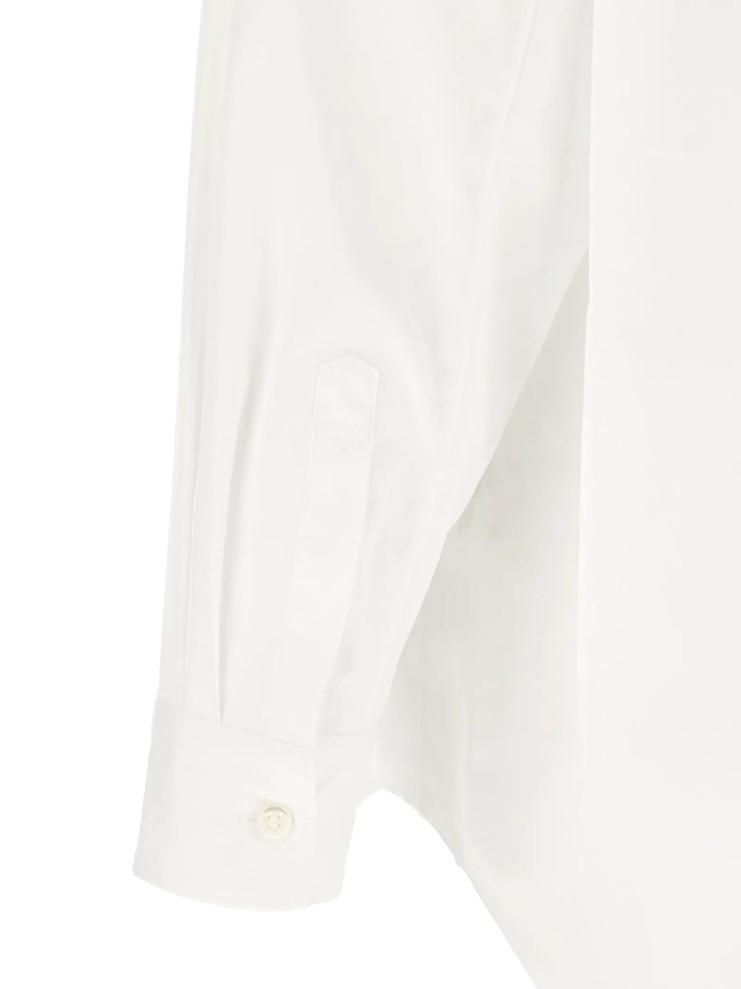 Comme Des Garçons White Cotton Blouse