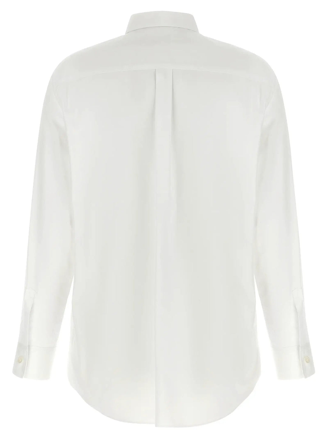Comme Des Garçons White Cotton Blouse
