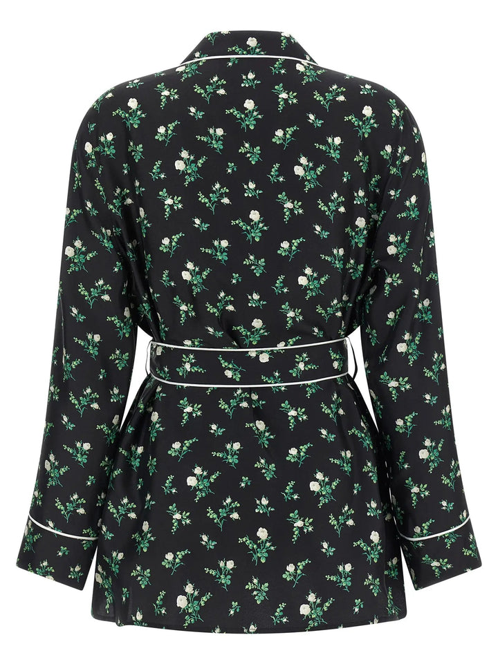 Dolce &amp; Gabbana Black Silk Blouse
