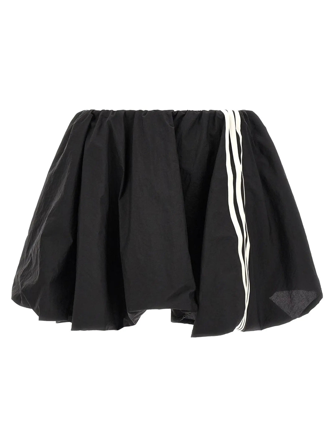 Y-3 Black Nylon Long Skirt
