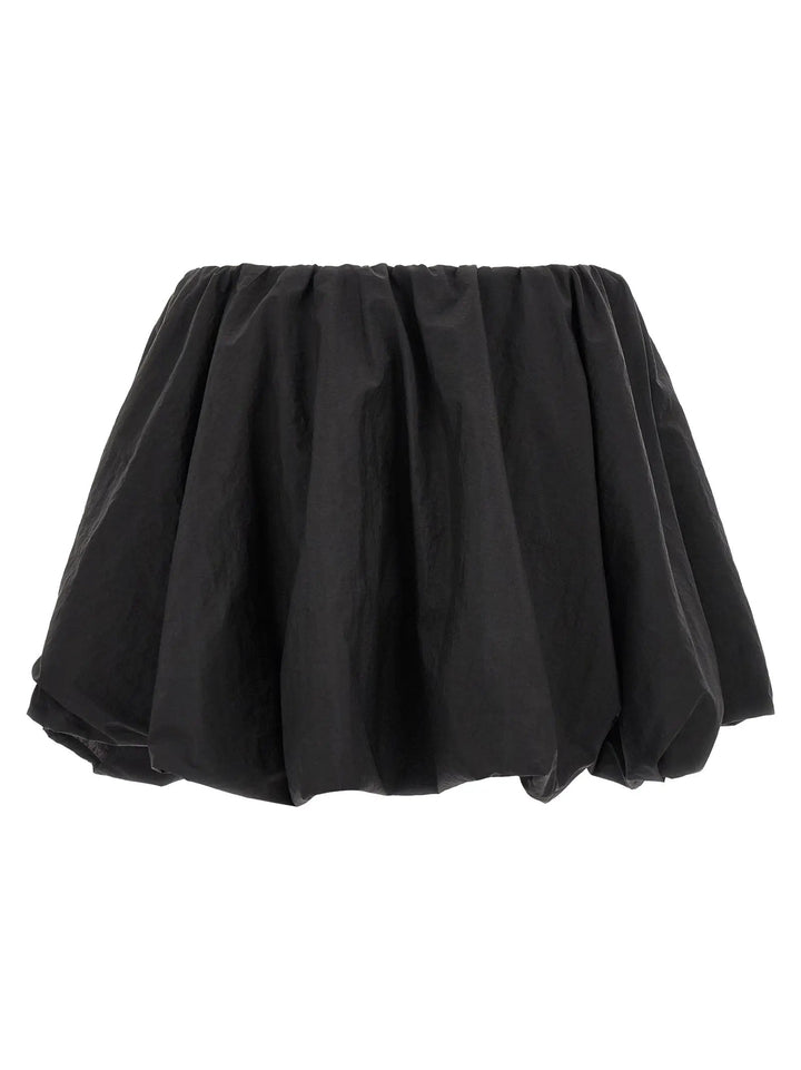 Y-3 Black Nylon Long Skirt