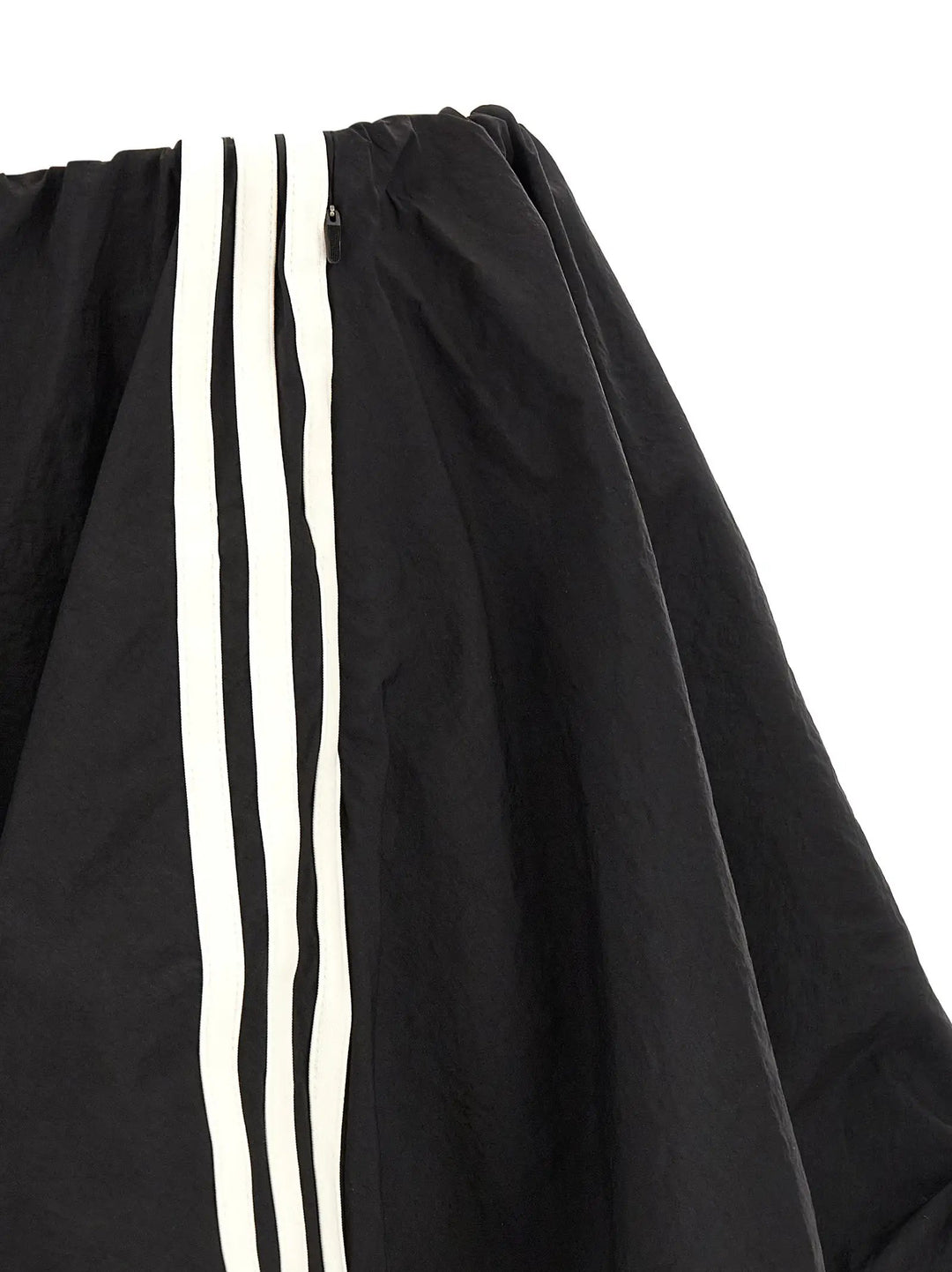Y-3 Black Nylon Long Skirt