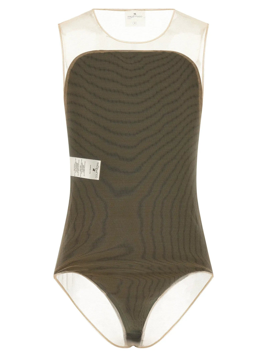 Courrèges Black Polyester Bodysuit