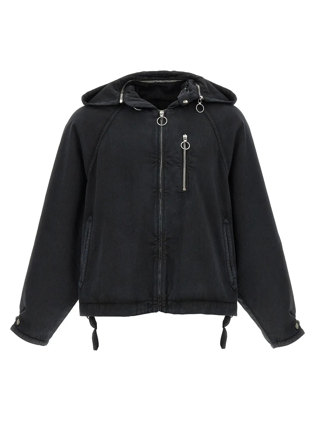 Namacheko Black Cotton Shell Jacket