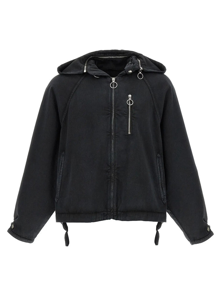 Namacheko Black Cotton Shell Jacket