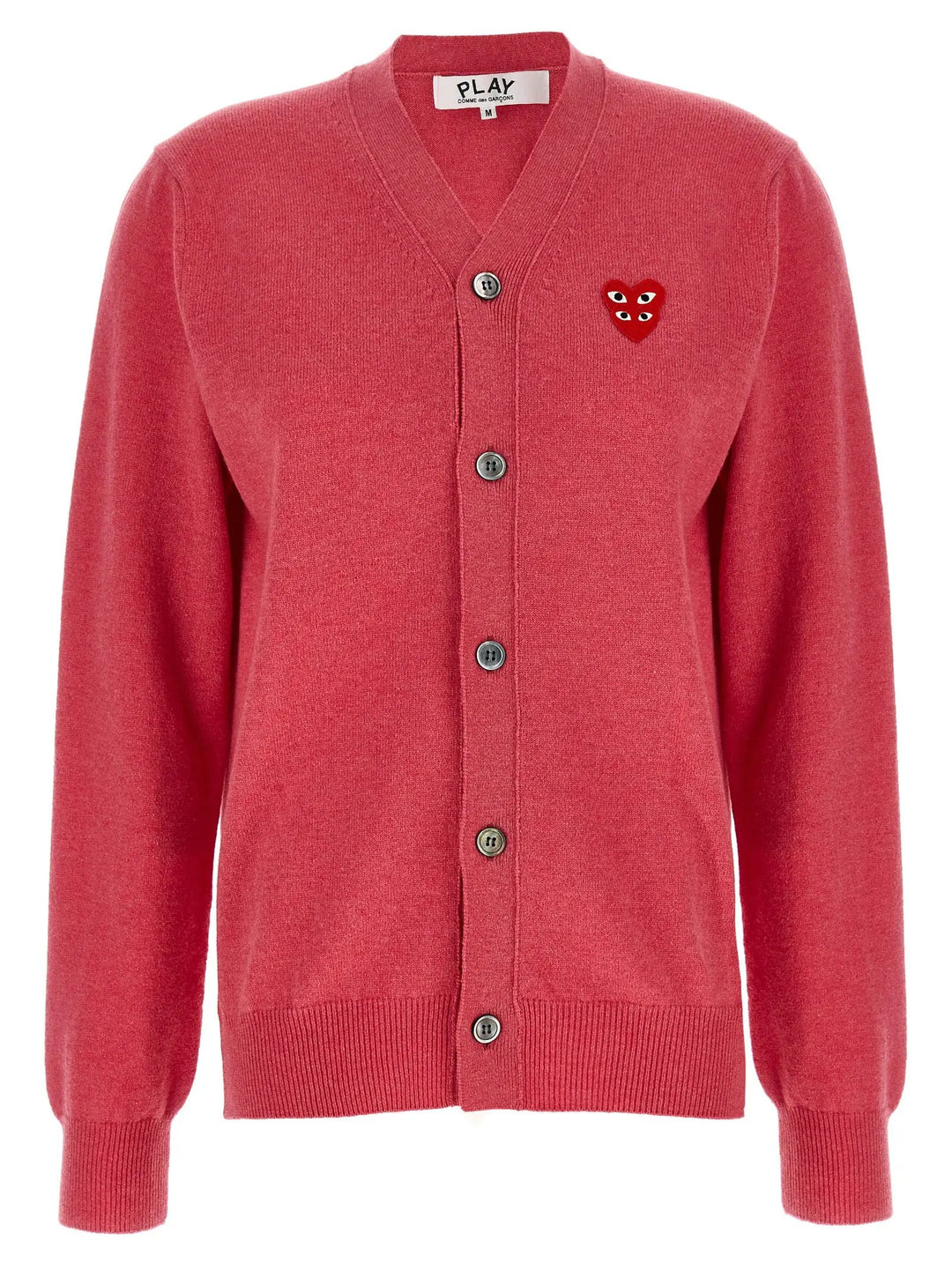 Comme Des Garçons Play Multicolor Wool Cardigan
