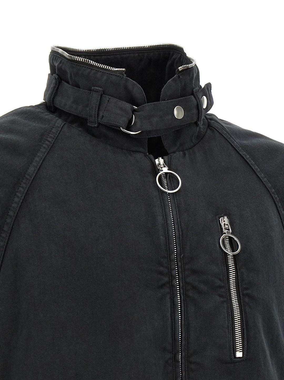 Namacheko Black Cotton Shell Jacket