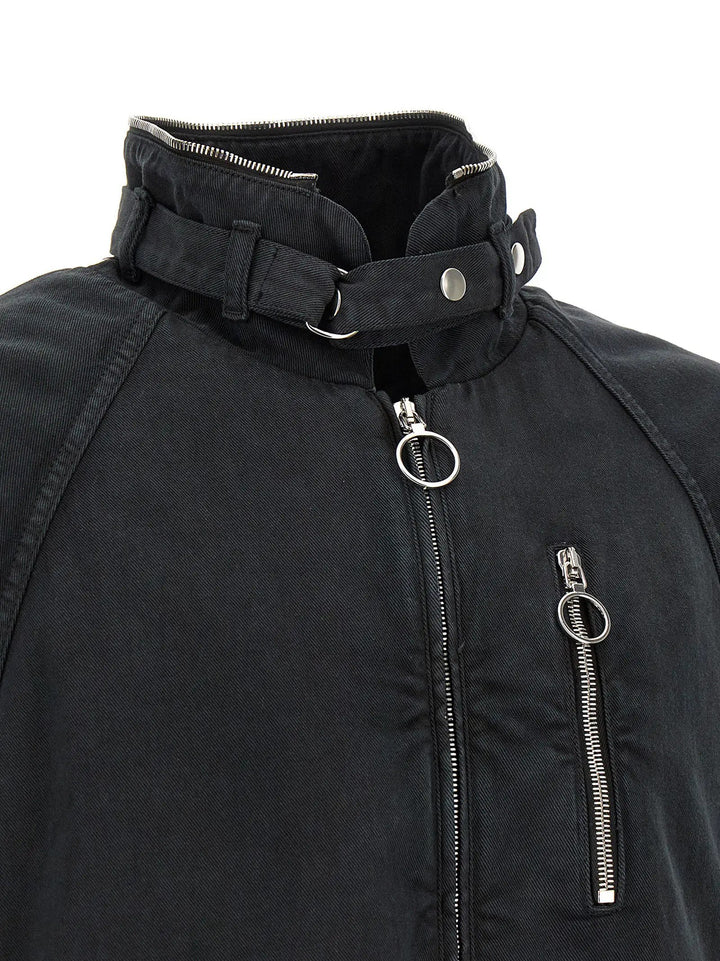 Namacheko Black Cotton Shell Jacket