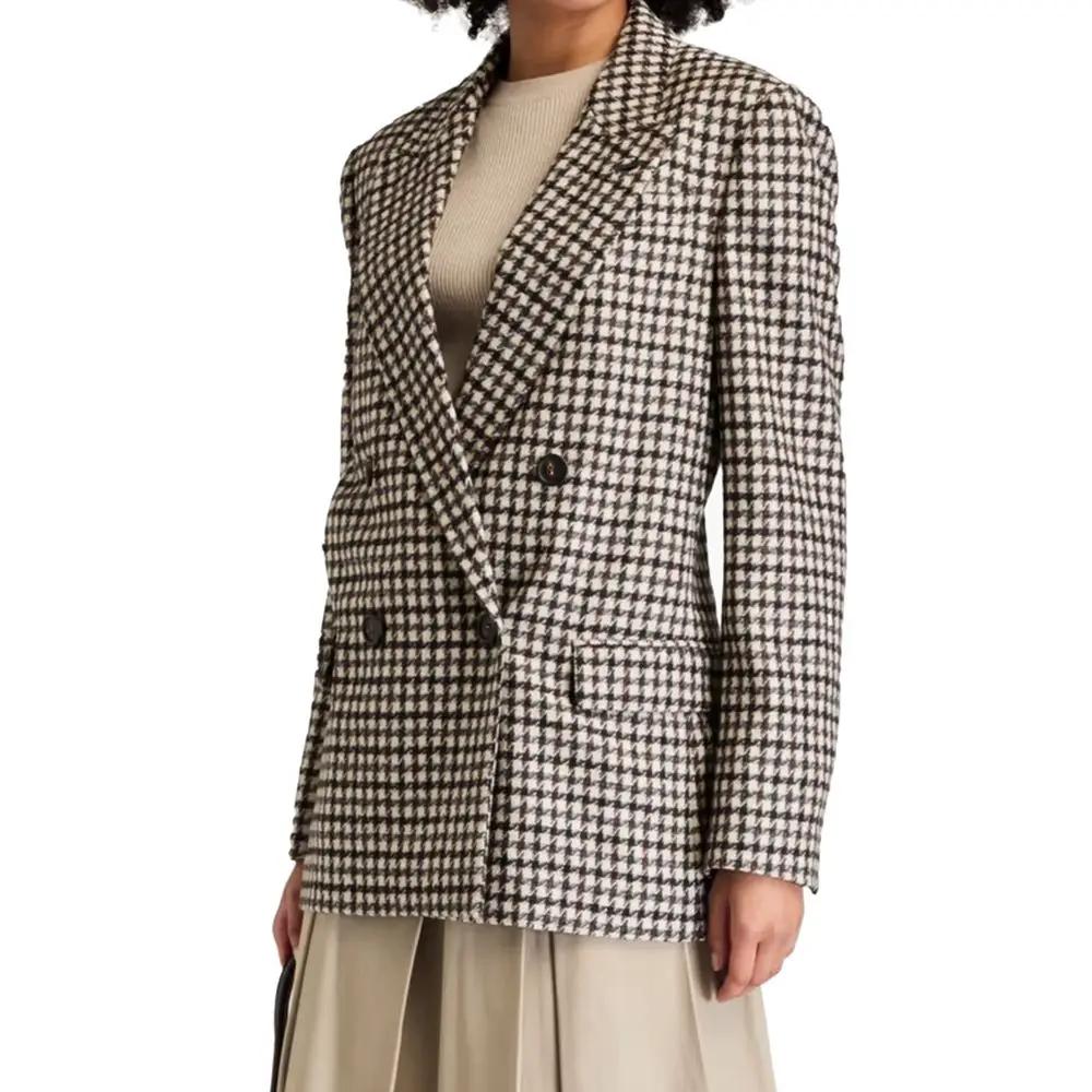 Brunello Cucinelli Sample Sale | Brunello Cucinelli Brown Alpaca Leather Blazer - | Designer outlet