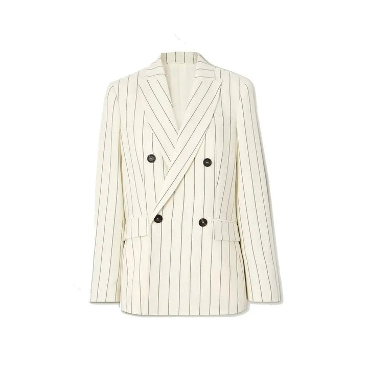 Brunello Cucinelli White Wool Blazer