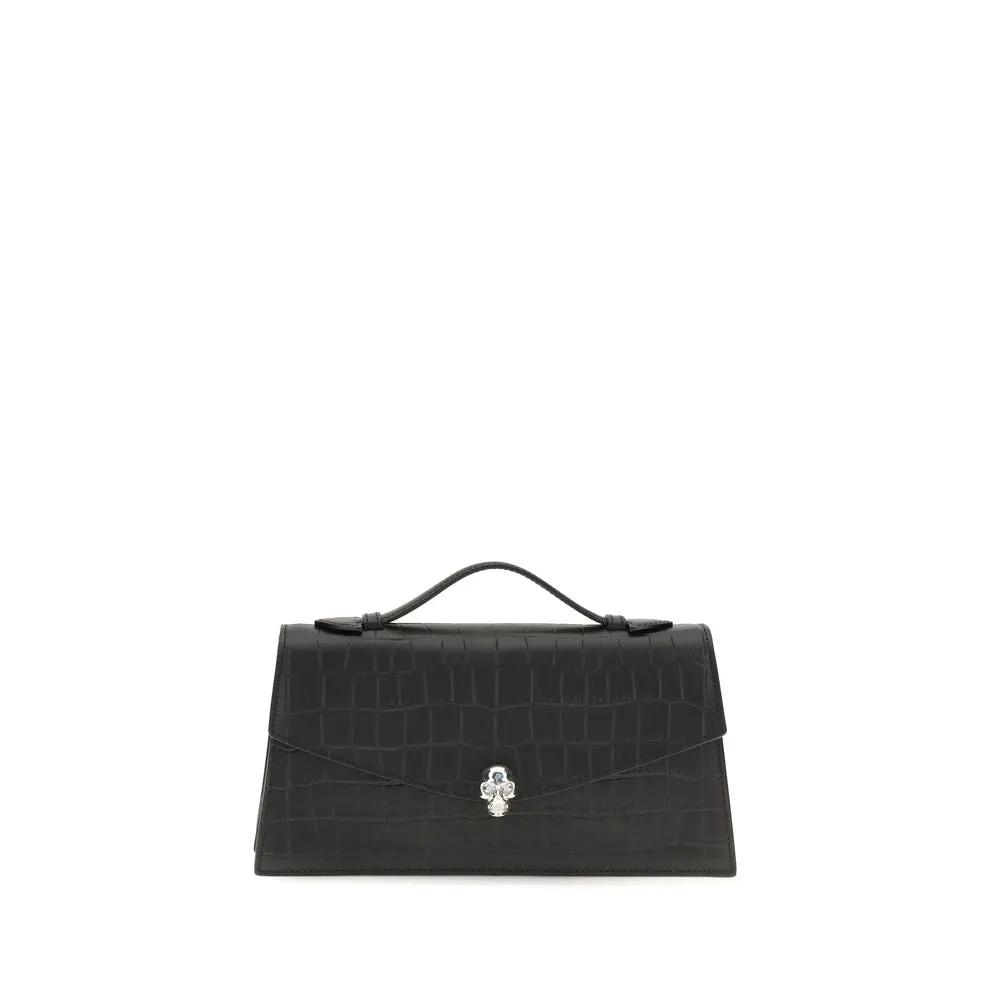 Alexander McQueen Sample Sale | Alexander McQueen Black Calf Leather Bos Taurus Shoulder Bag - | Designer outlet