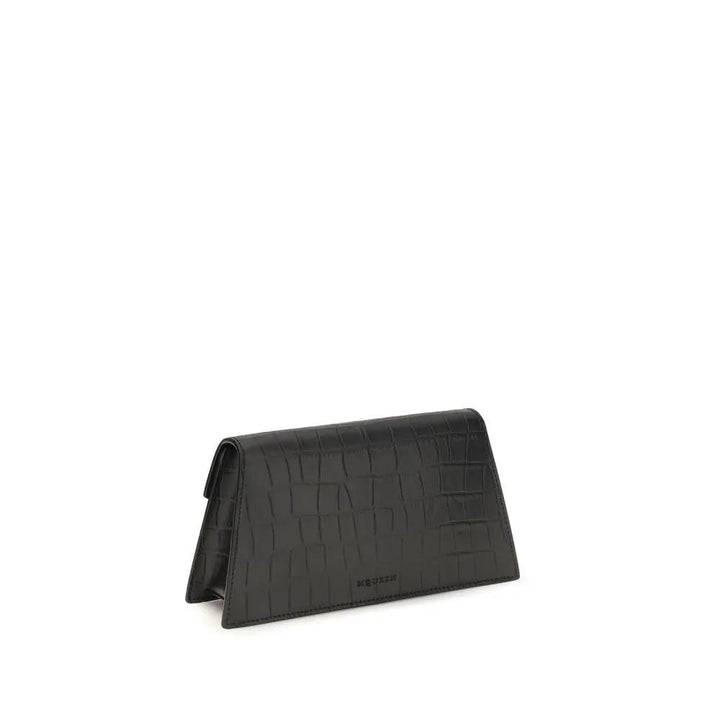 Alexander McQueen Sample Sale | Alexander McQueen Black Calf Leather Bos Taurus Shoulder Bag - | Designer outlet